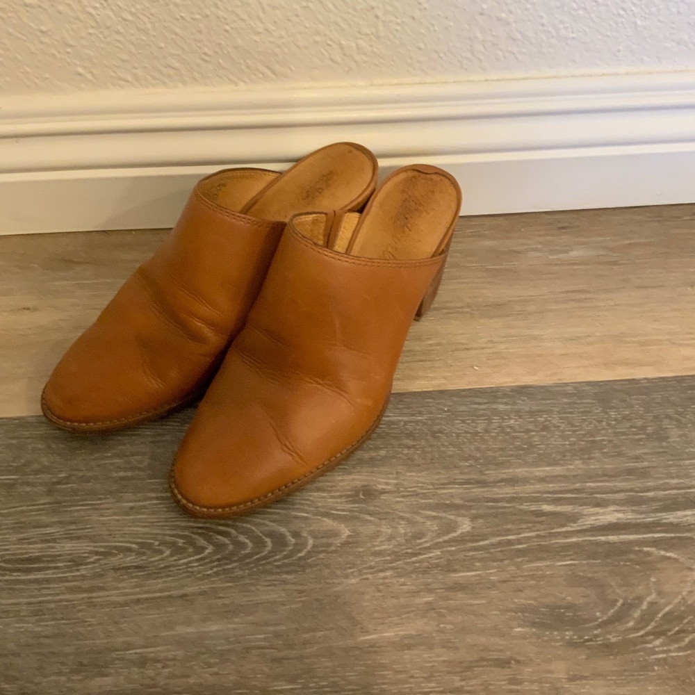 Madewell Heeled Leather Mules